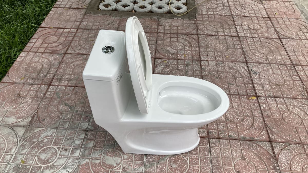 Bồn cầu 1 khối Viglacera V839 nắp êm xả xoáy (+ vòi xịt VG826)