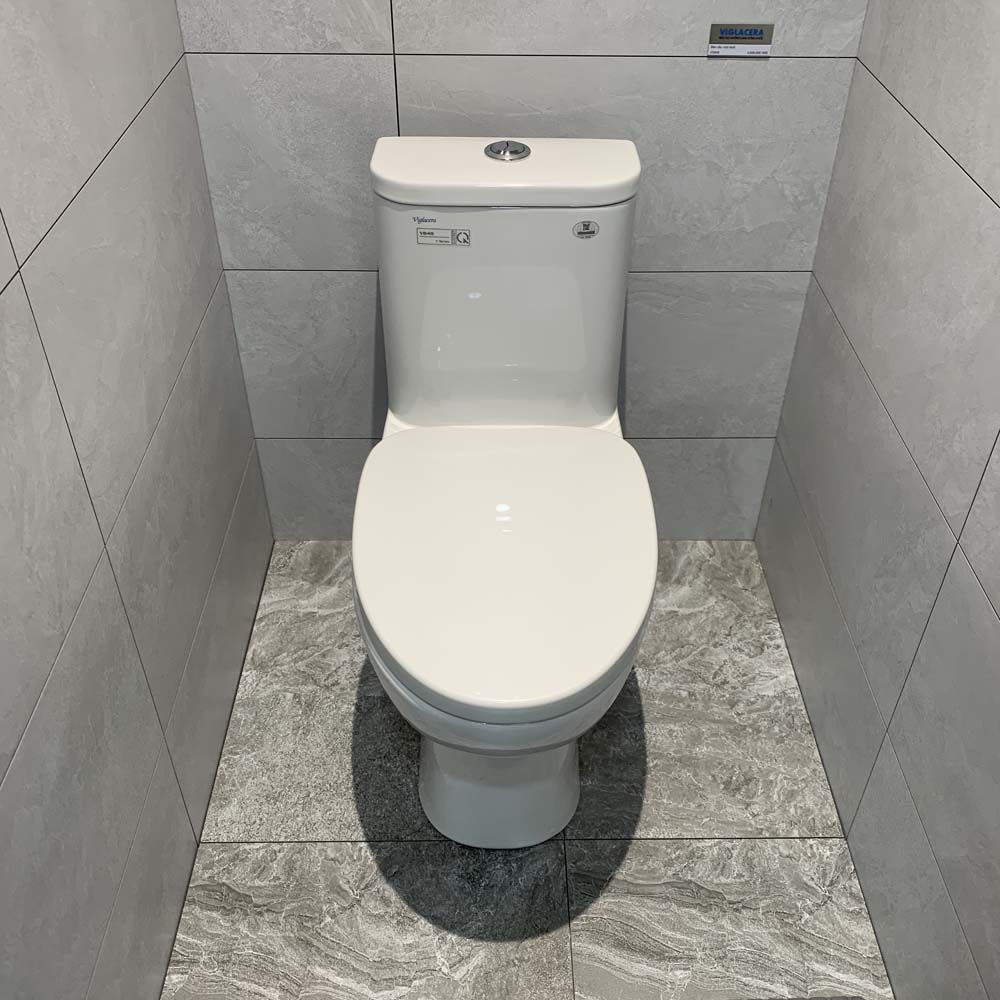 Bồn cầu 1 khối Viglacera V848 nắp êm