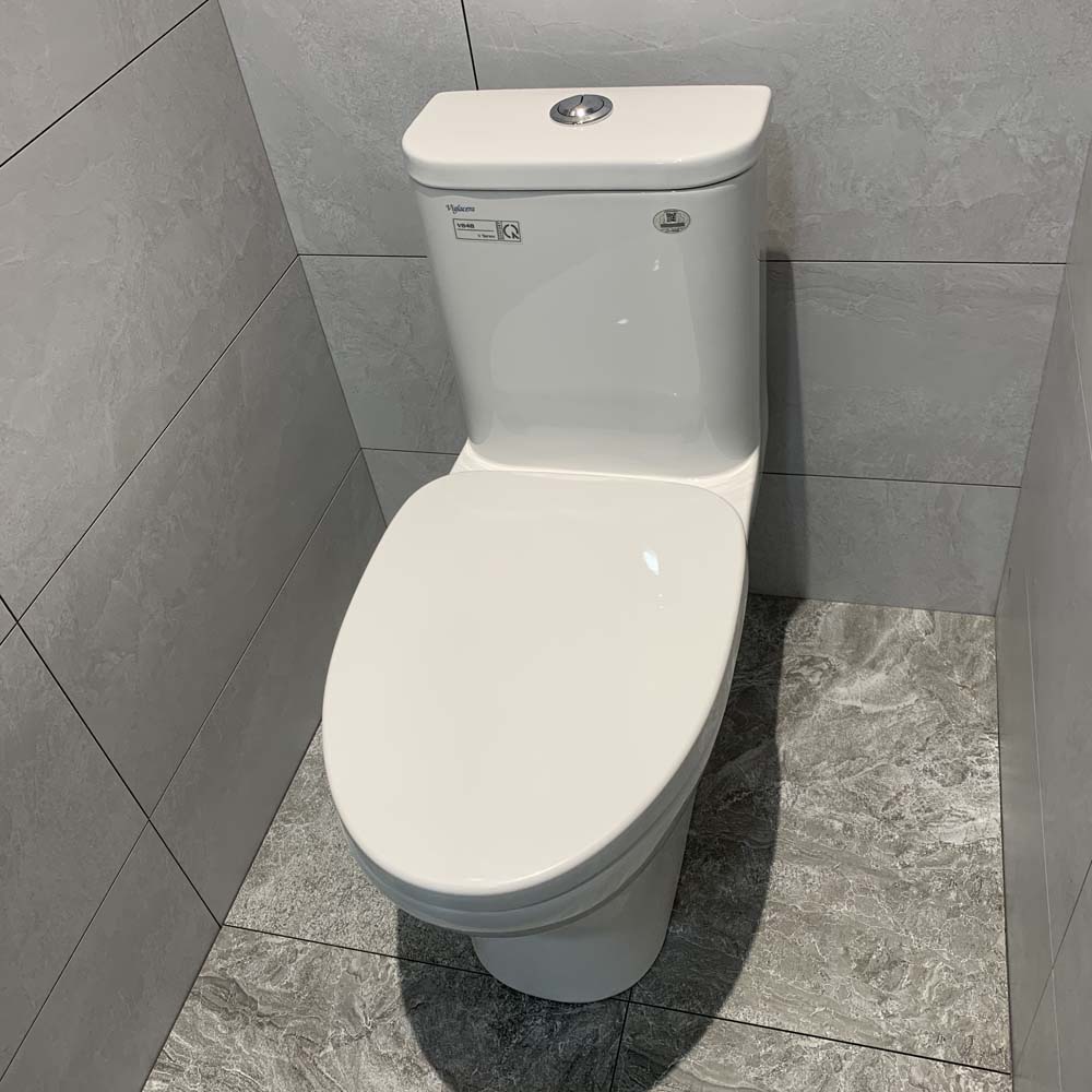 Bồn cầu 1 khối Viglacera V848 nắp êm