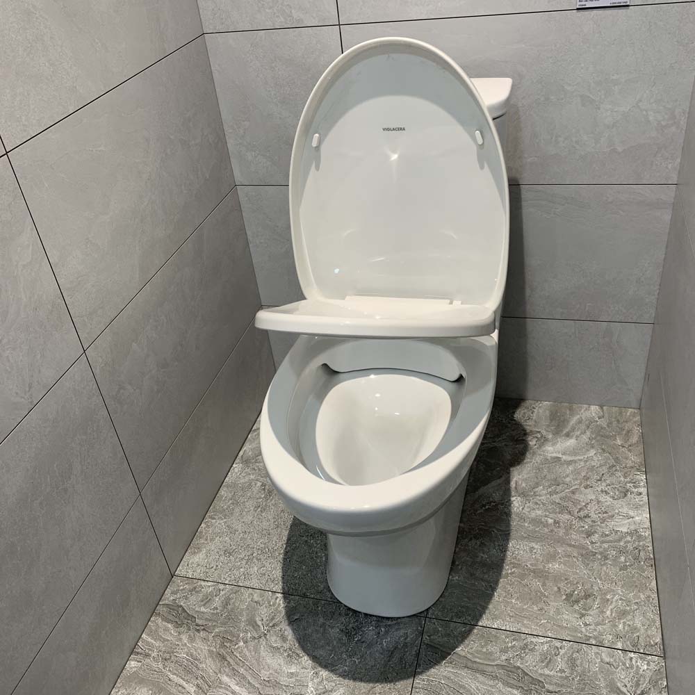 Bồn cầu 1 khối Viglacera V848 nắp êm