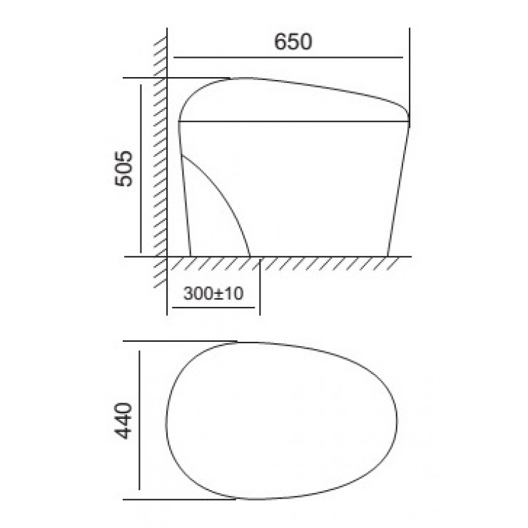 Bồn cầu thông minh 1 khối Viglacera V95