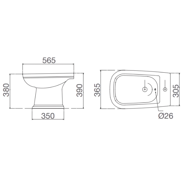 Bồn tiểu nữ Viglacera VB3