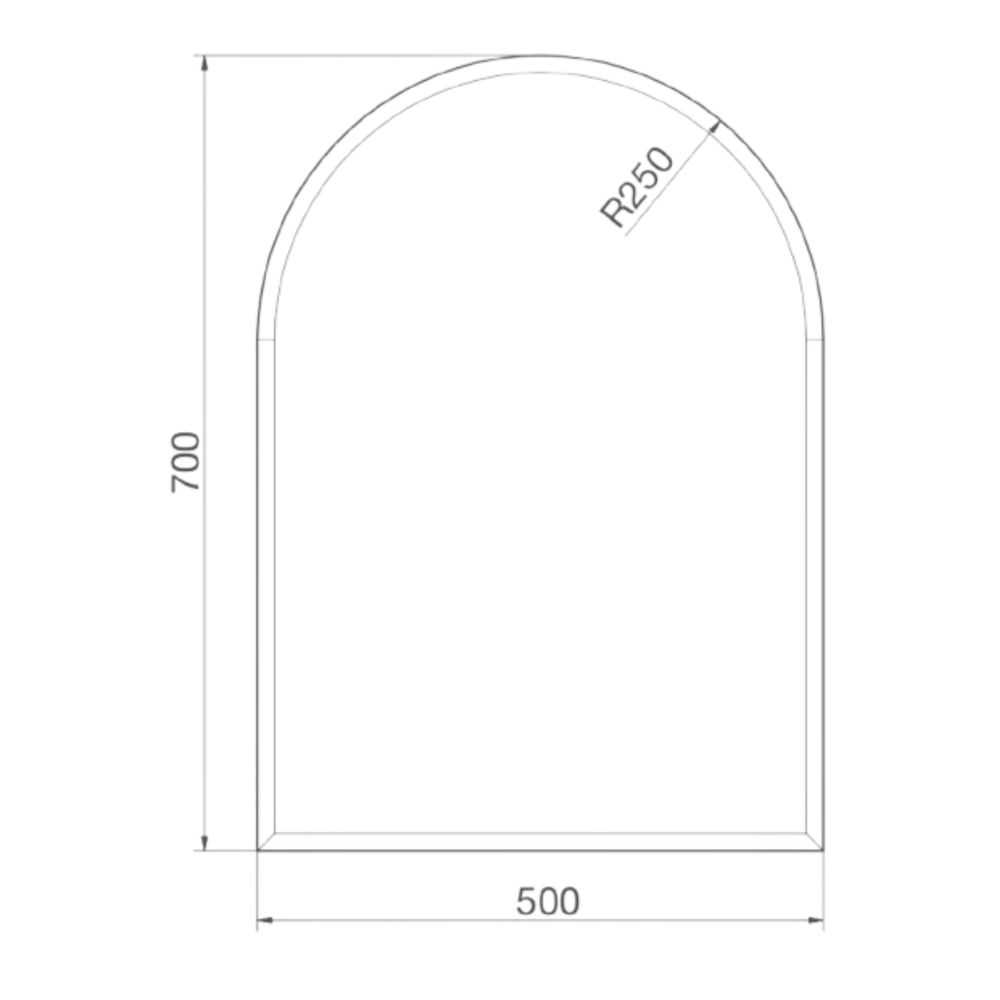 Gương soi phòng tắm 50x70cm Viglacera VG832