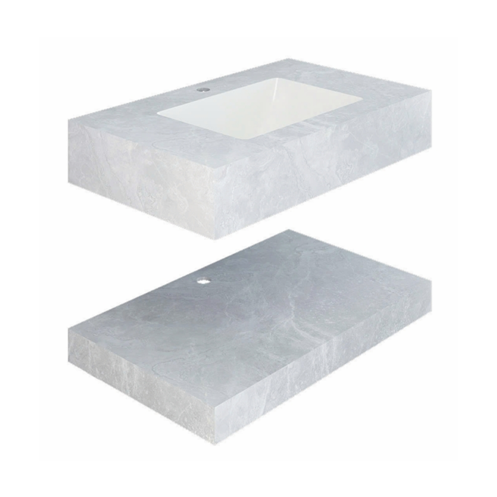 Chậu lavabo âm bàn đá 2 tầng Viglacera FL52-9GP02