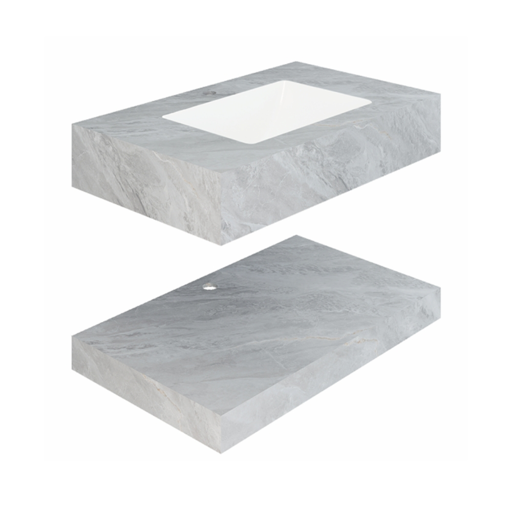 Chậu lavabo âm bàn đá 2 tầng Viglacera NY54-9GP01