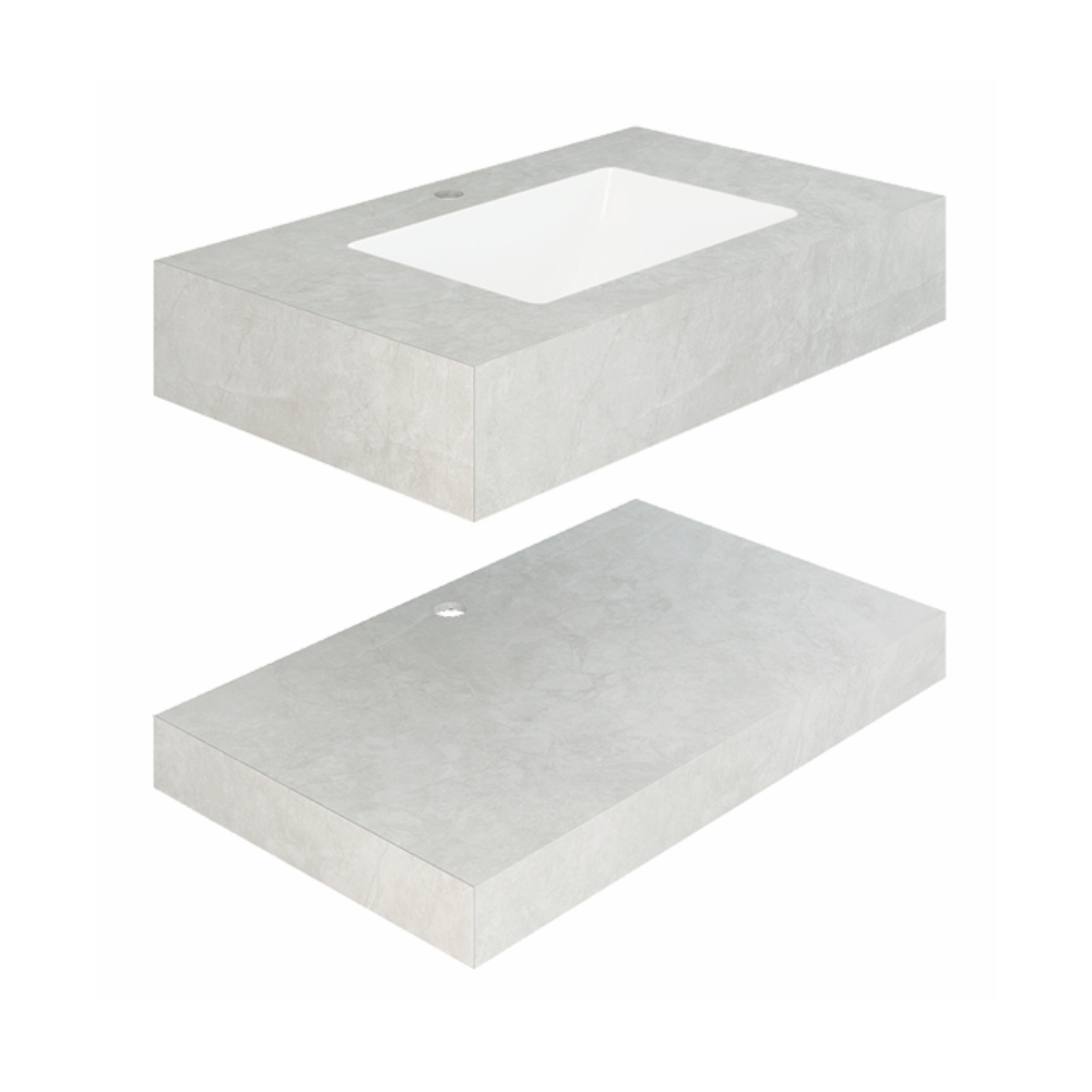 Chậu lavabo âm bàn đá 2 tầng Viglacera UA3-9GP01