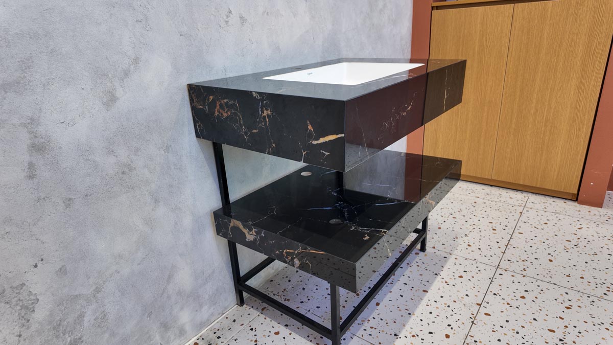 Chậu lavabo âm bàn đá 2 tầng Viglacera VI12-9GP01