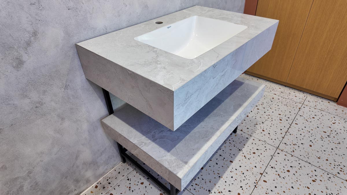 Chậu lavabo âm bàn đá 2 tầng Viglacera VI9-9GP01