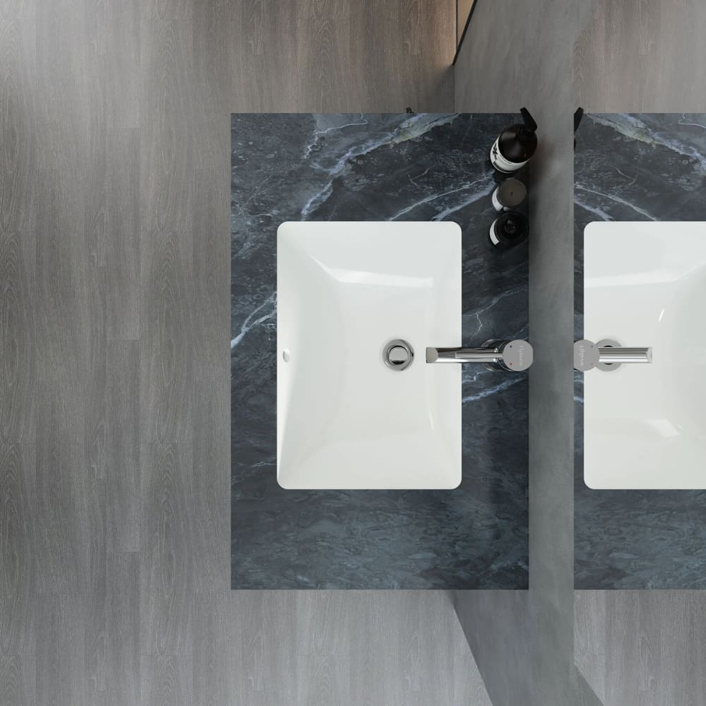 Chậu lavabo âm bàn đá 2 tầng Viglacera VI9-9GP03