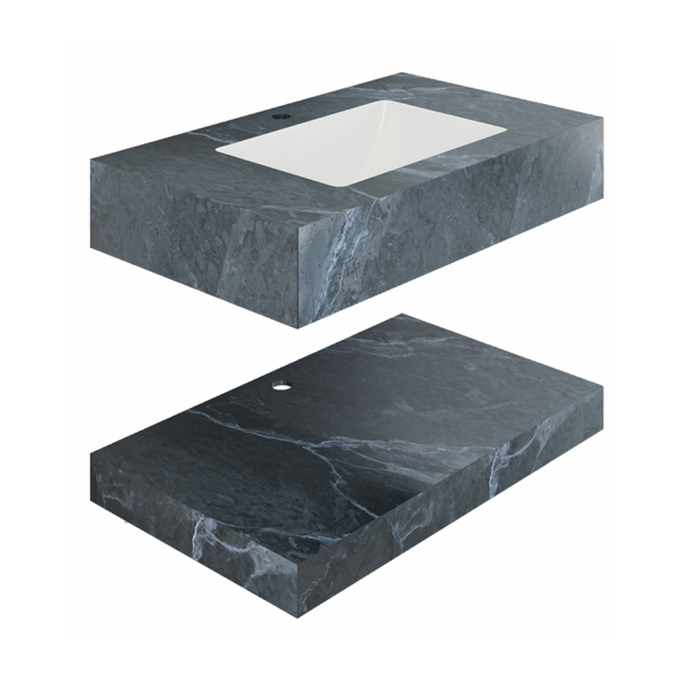 Chậu lavabo âm bàn đá 2 tầng Viglacera VI9-9GP03