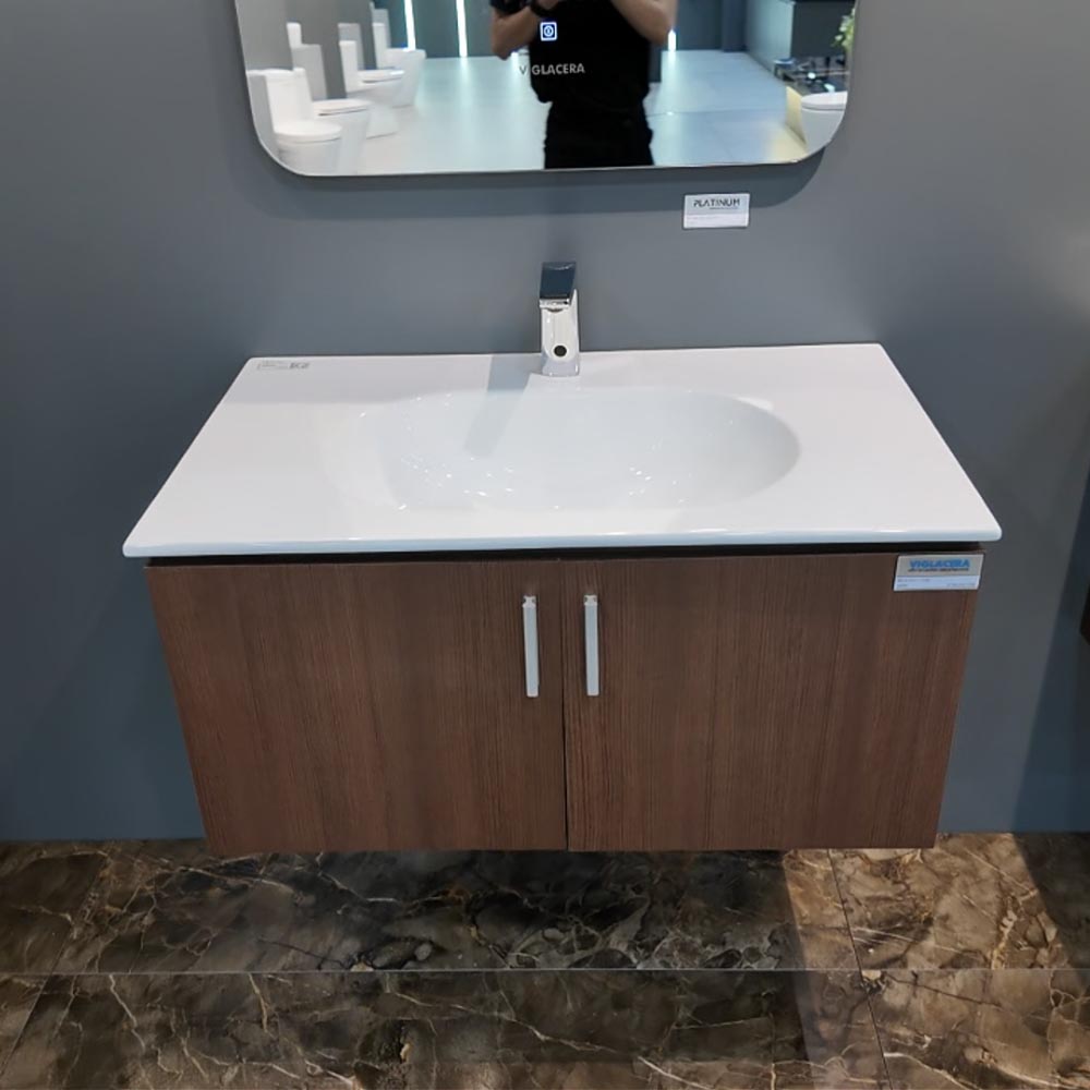 Chậu lavabo đặt bàn Viglacera CB69