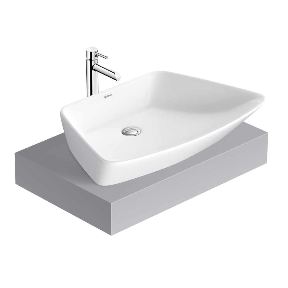 Chậu lavabo đặt bàn Viglacera CD17