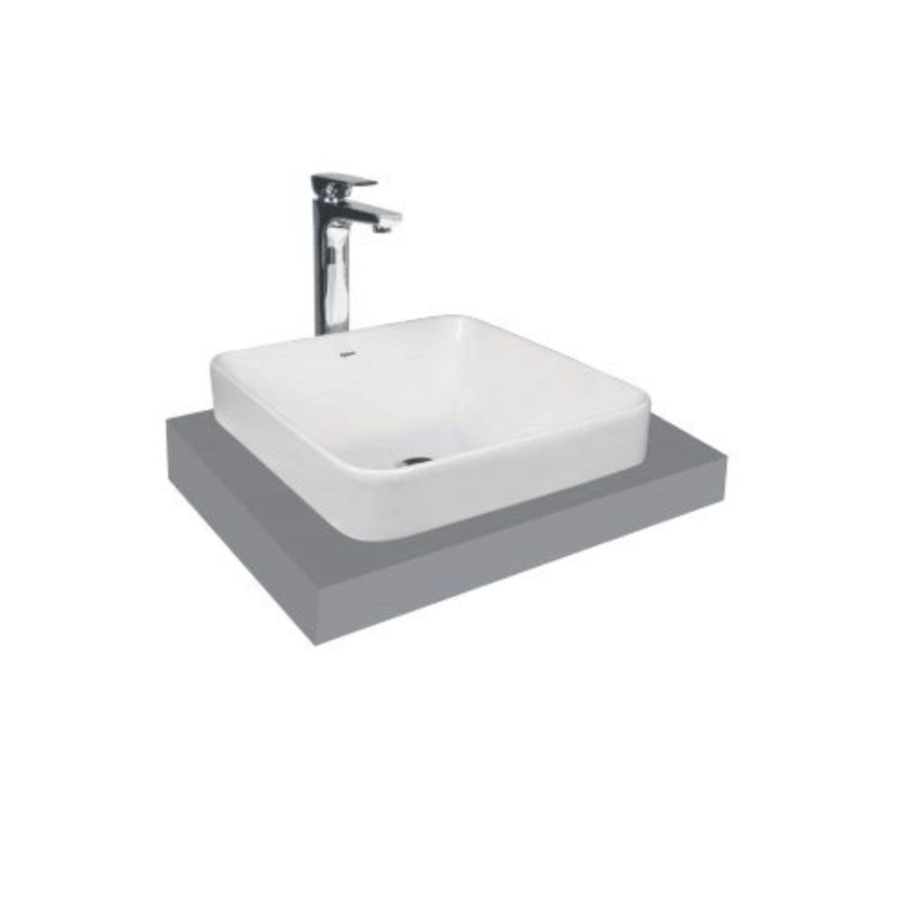 Chậu rửa lavabo Viglacera dương vành CD20