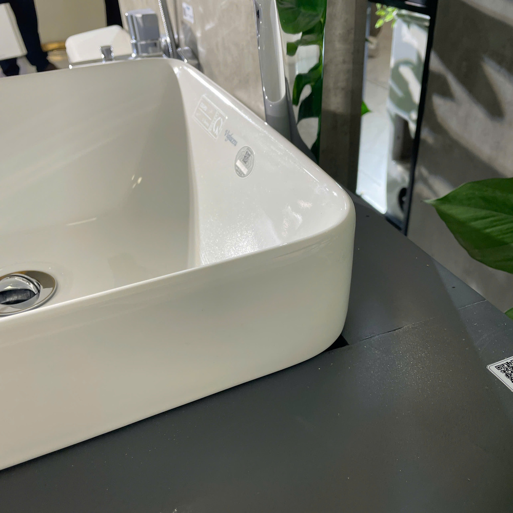 Chậu lavabo dương vành Viglacera CD20