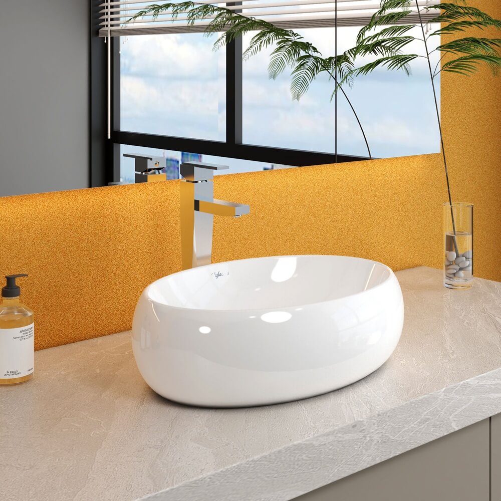 Chậu rửa Lavabo đặt bàn Viglacera CD30