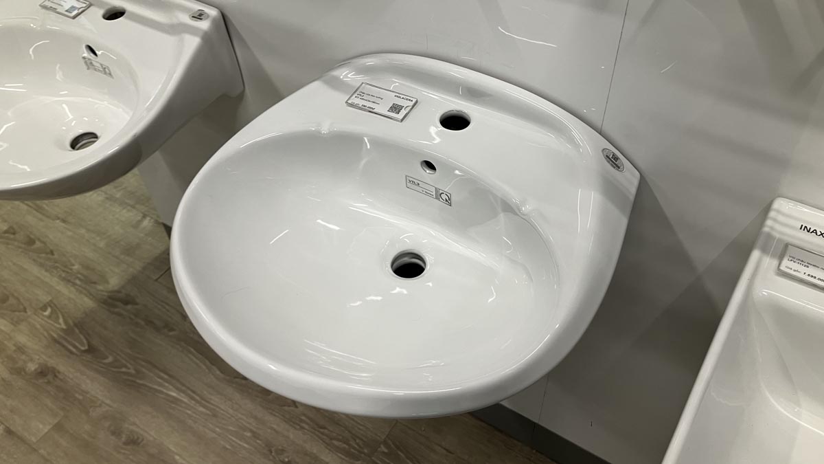 Chậu rửa lavabo treo tường Viglacera VTL3