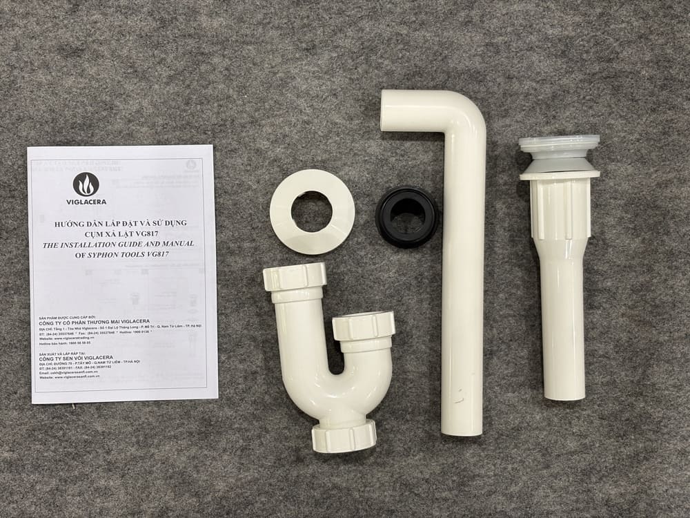 Bộ thải chữ P nhựa Viglacera VG817.1