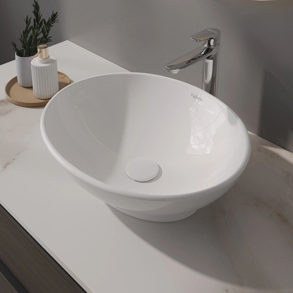 Chậu lavabo đặt bàn Viglacera BS415