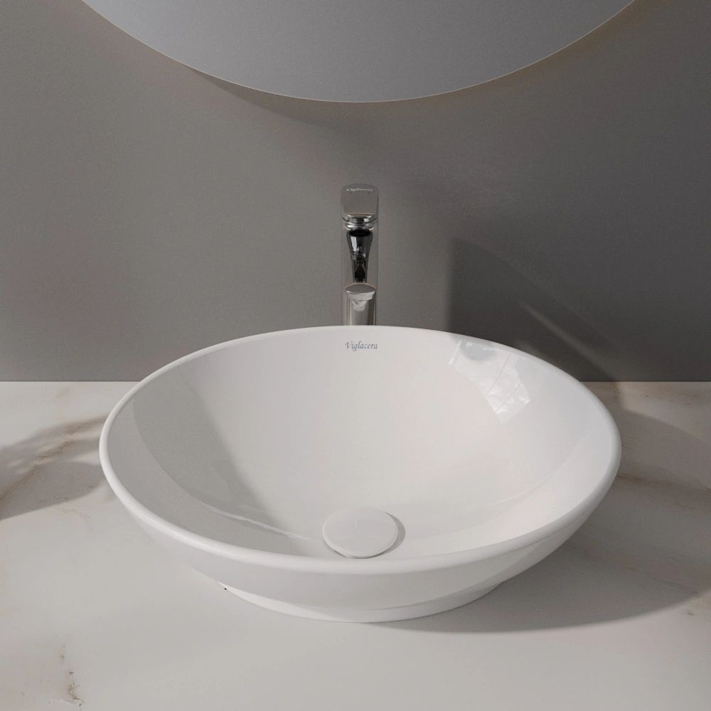 Chậu lavabo đặt bàn Viglacera BS415