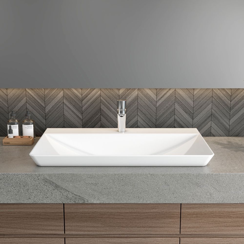 Chậu lavabo đặt bàn Viglacera CB68