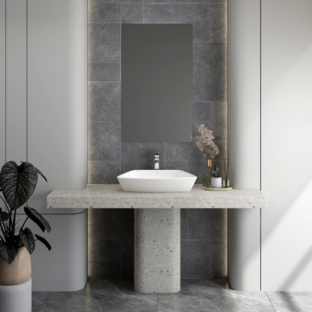 Chậu lavabo đặt bàn Viglacera CD16