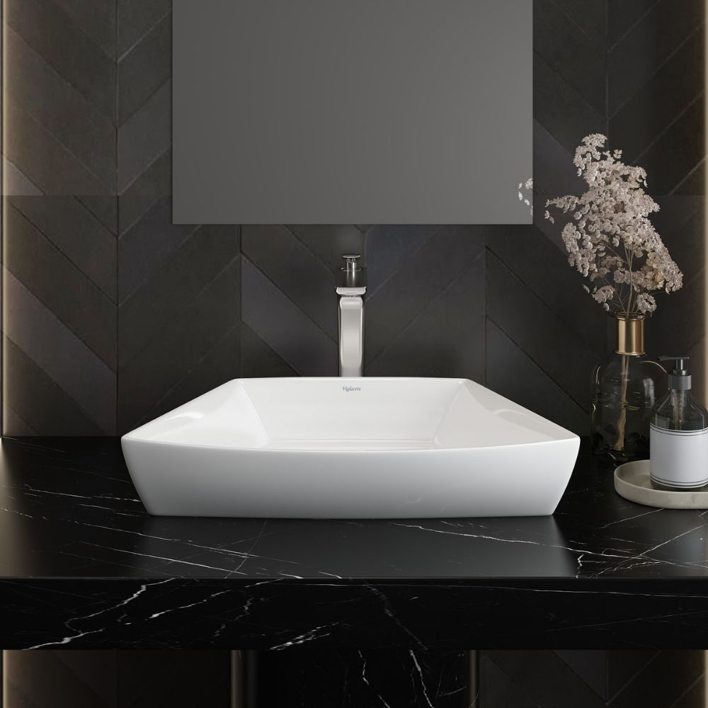 Chậu lavabo đặt bàn Viglacera CD17