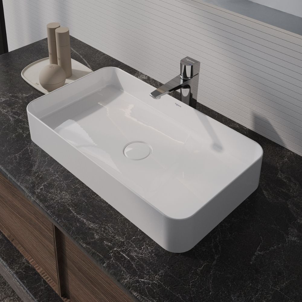 Chậu lavabo đặt bàn Viglacera CM01