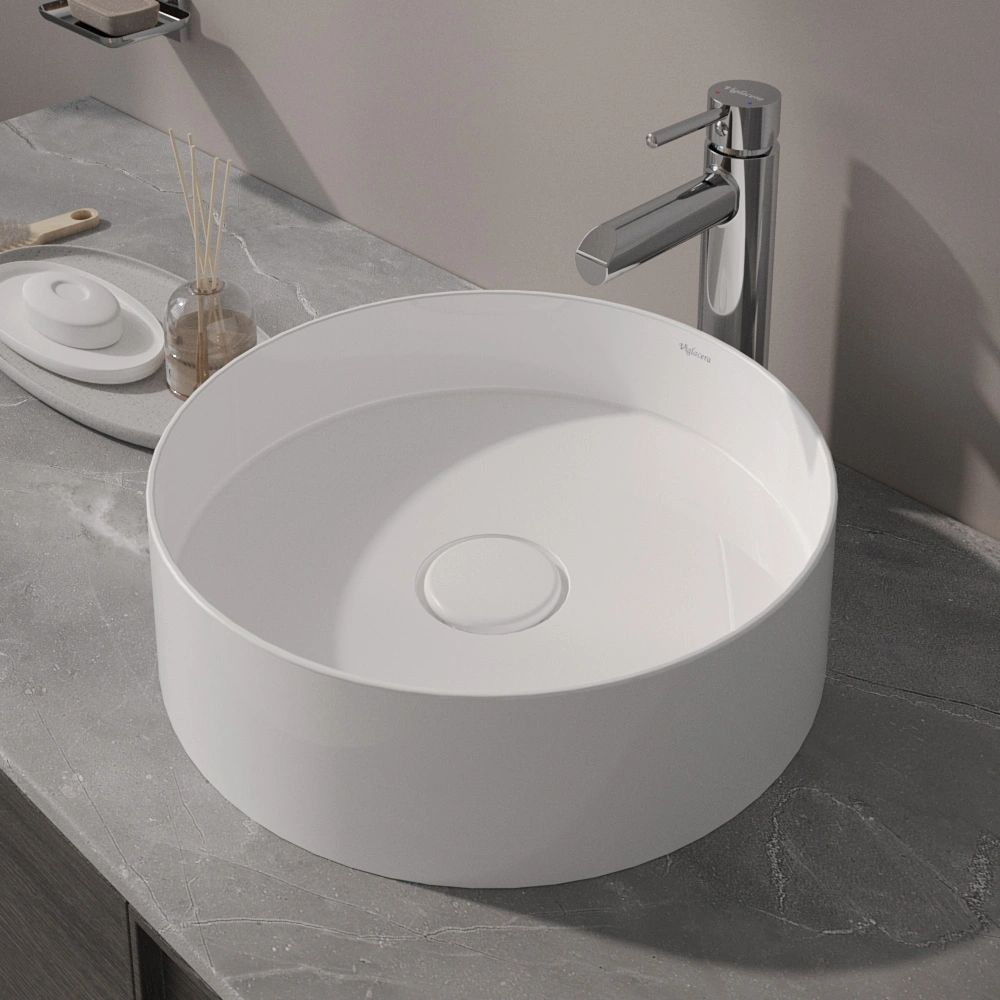 Chậu lavabo đặt bàn Viglacera CM02