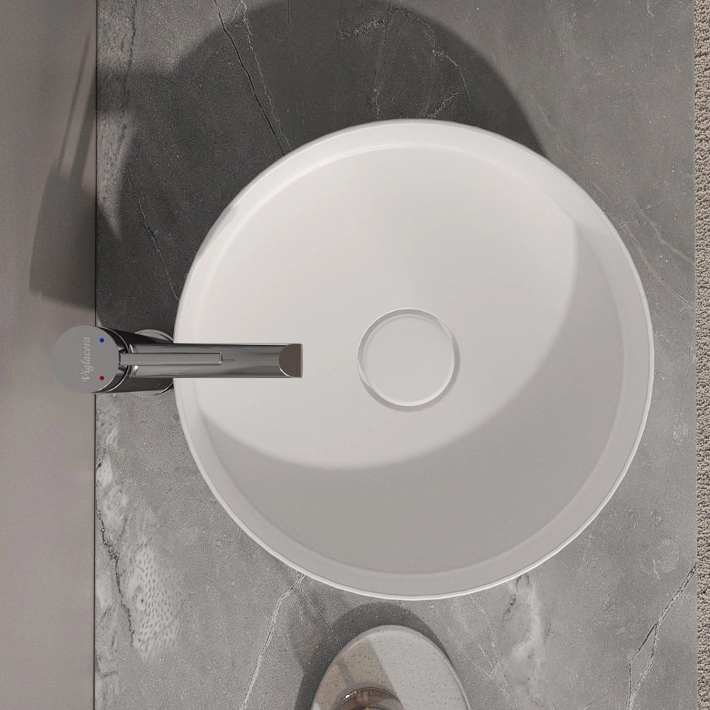 Chậu lavabo đặt bàn Viglacera CM02