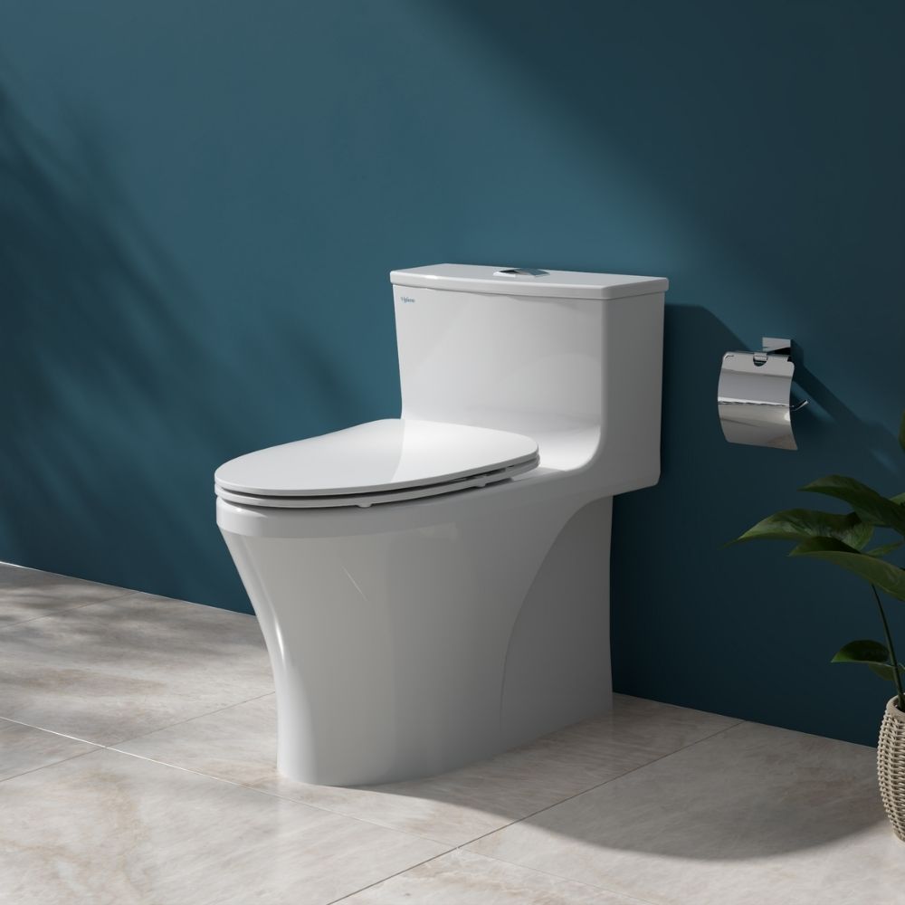 Bồn cầu 1 khối Viglacera HL2 nắp êm (+ vòi xịt VG826 & van VG853)