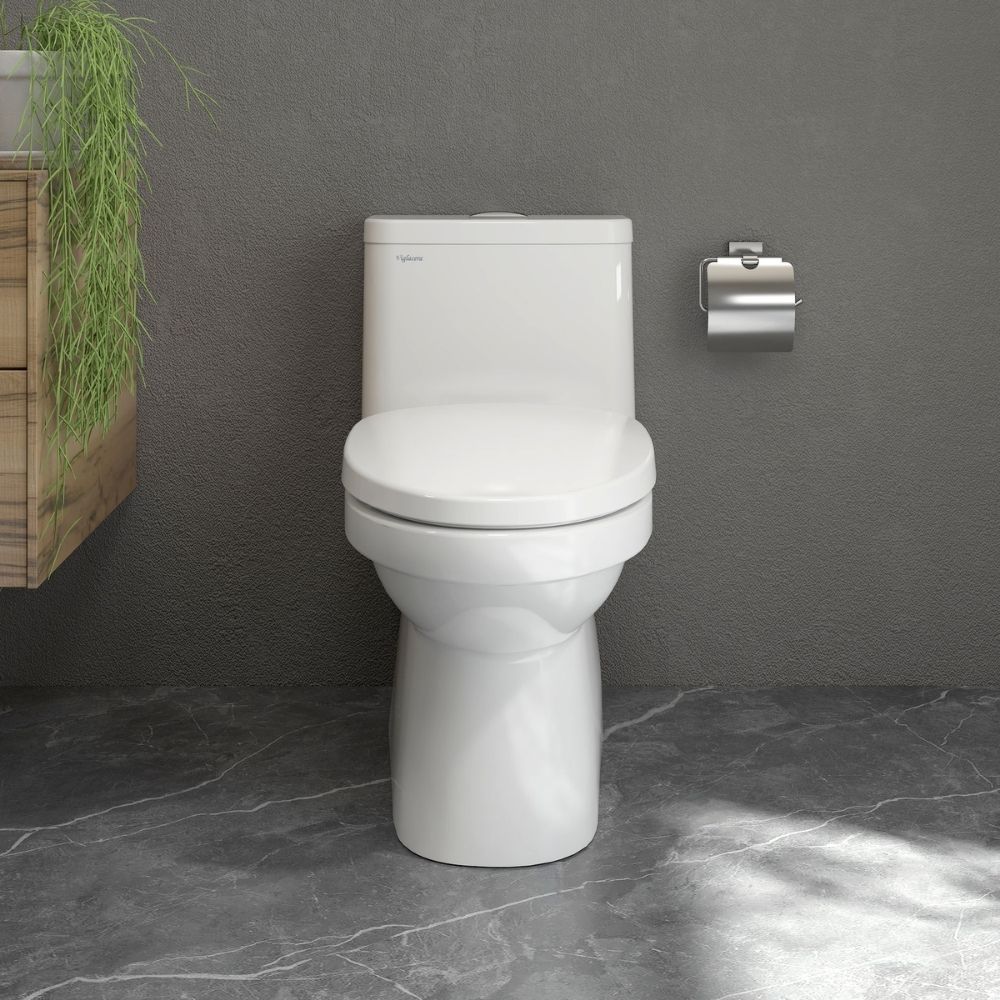 Bồn cầu 1 khối Viglacera Mekong (MK2) nắp êm (+ vòi xịt VG826)