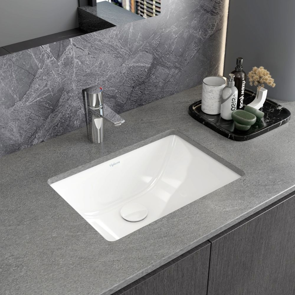 Chậu lavabo âm bàn Viglacera TS1