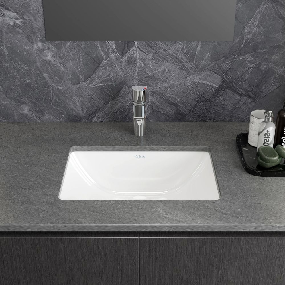 Chậu lavabo âm bàn Viglacera TS1