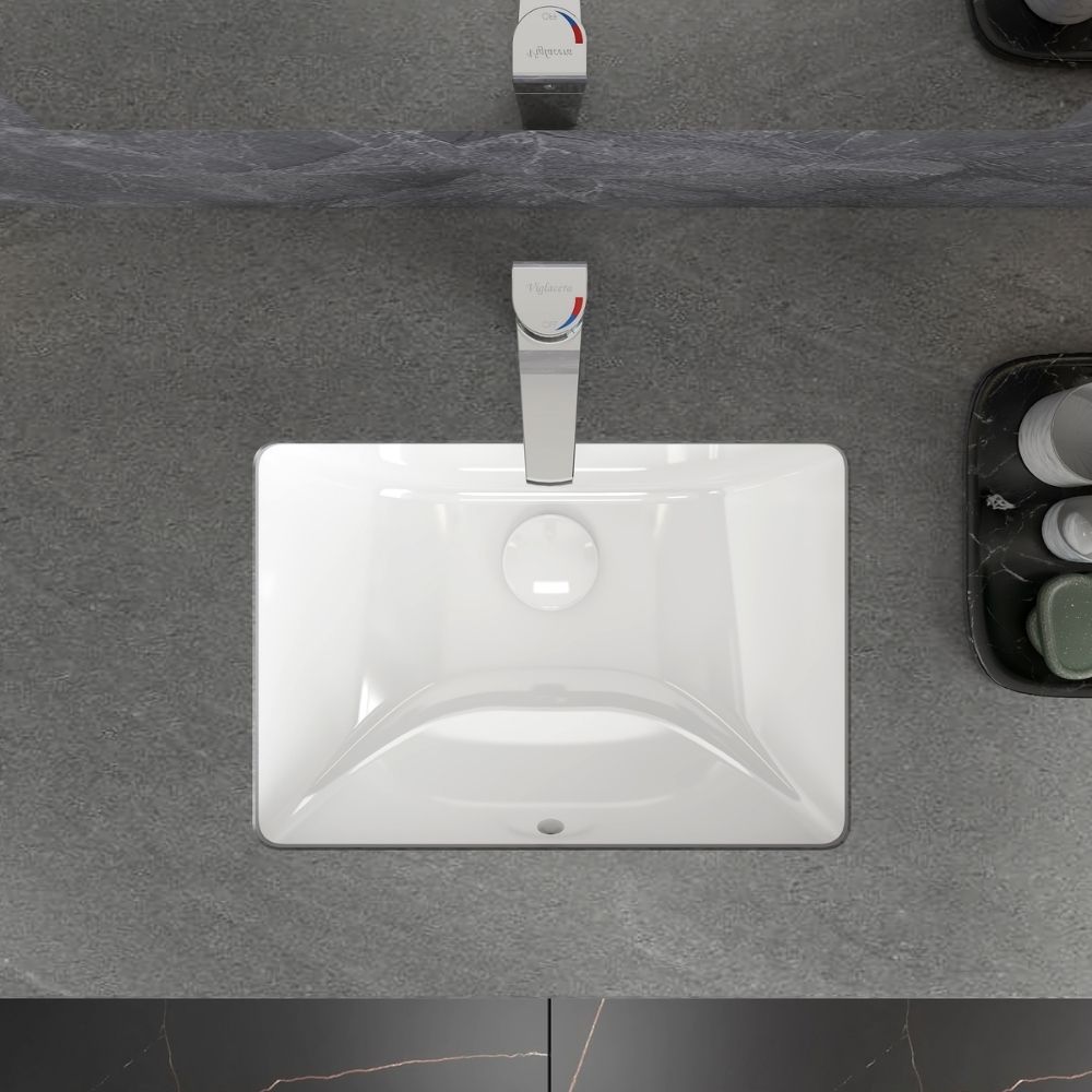 Chậu lavabo âm bàn Viglacera TS1