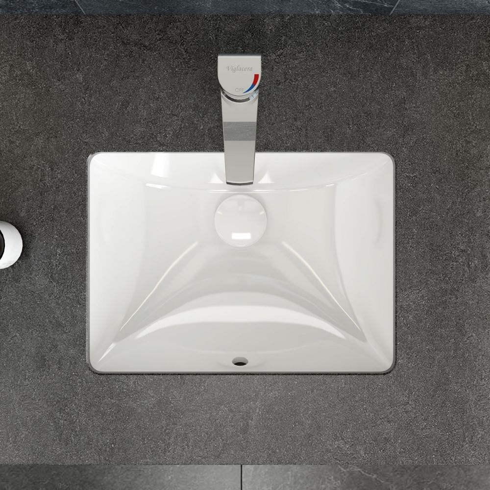 Chậu lavabo âm bàn Viglacera US1