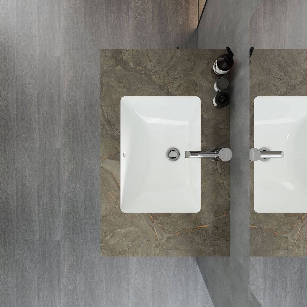 Chậu lavabo âm bàn đá 2 tầng Viglacera VI12-9GP01 / PHL-9S01P / US8-9GP05 / US10-9GP03