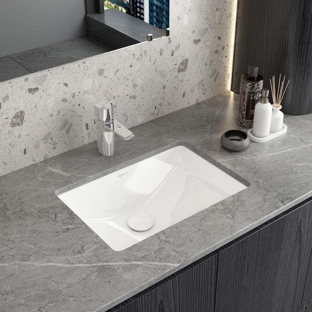 Chậu lavabo âm bàn Viglacera US2