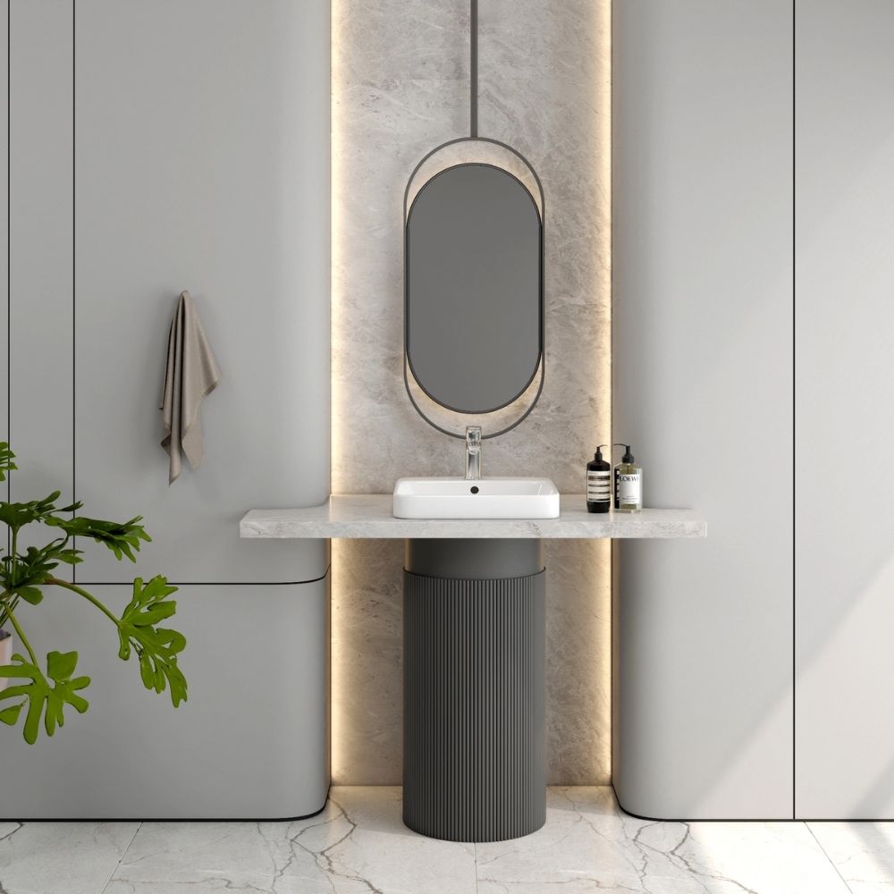 Chậu lavabo đặt bàn Viglacera V24