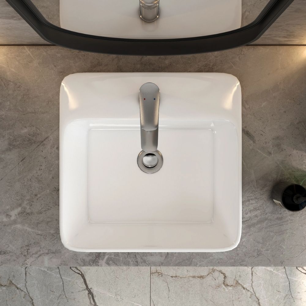 Chậu lavabo đặt bàn Viglacera V24