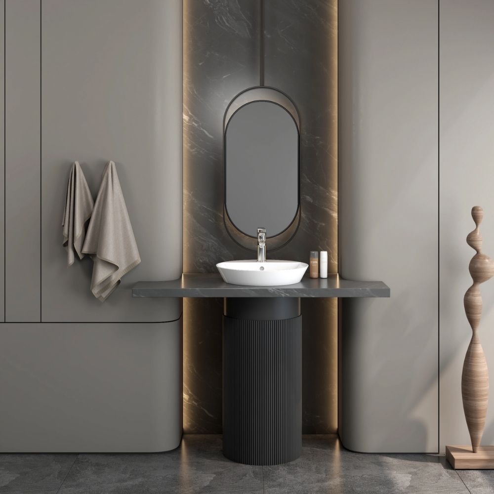 Chậu lavabo đặt bàn Viglacera V26