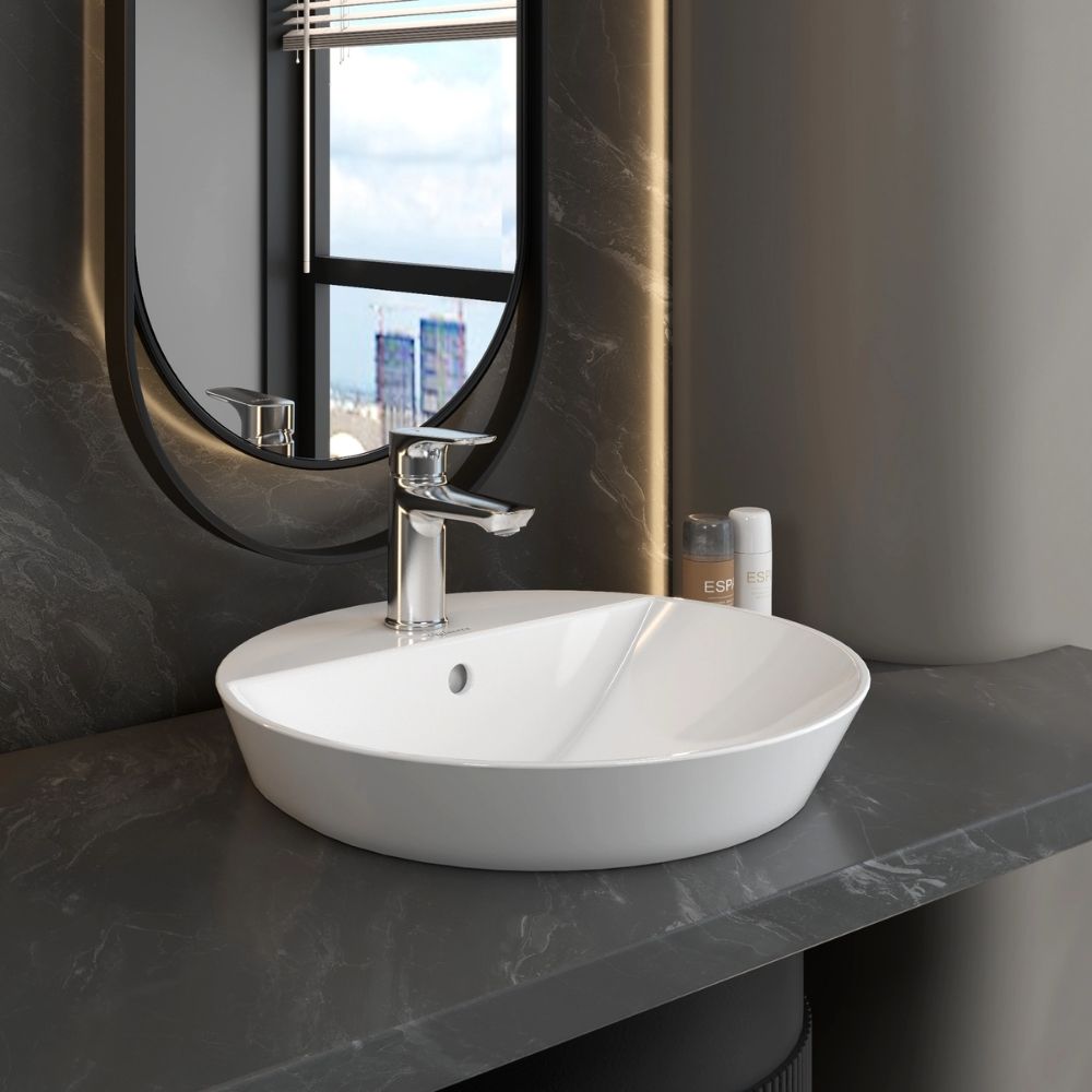 Chậu lavabo đặt bàn Viglacera V26