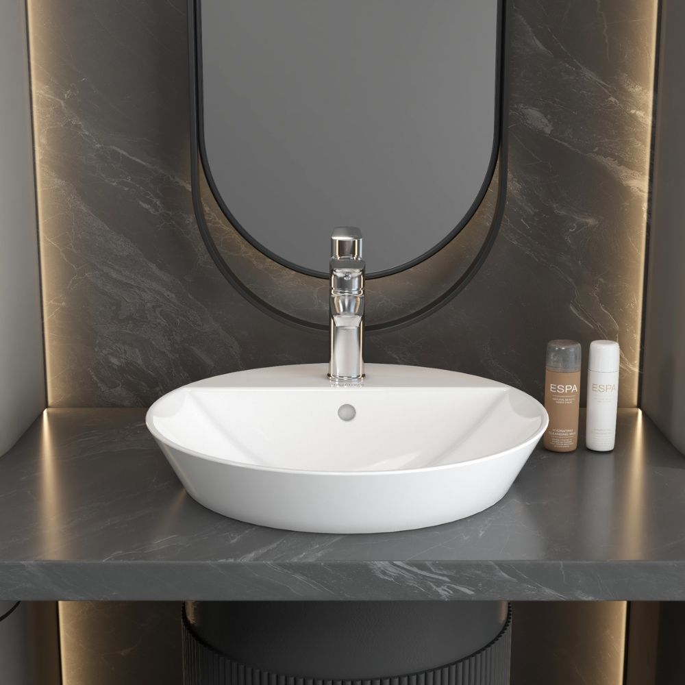 Chậu lavabo đặt bàn Viglacera V26