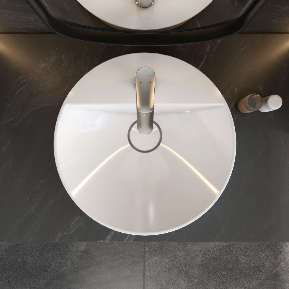 Chậu lavabo đặt bàn Viglacera V26