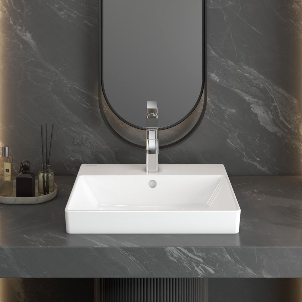 Chậu lavabo đặt bàn Viglacera V29