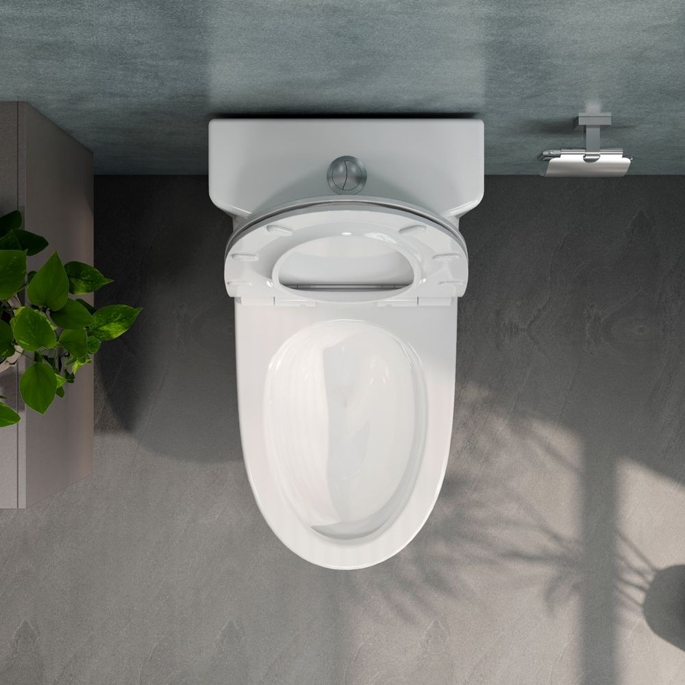 Bồn cầu 1 khối Viglacera V36 nắp êm (+ vòi xịt VG826)