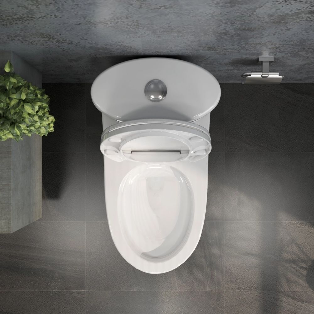 Bồn cầu 1 khối Viglacera V37M nắp êm (+ vòi xịt VG826)