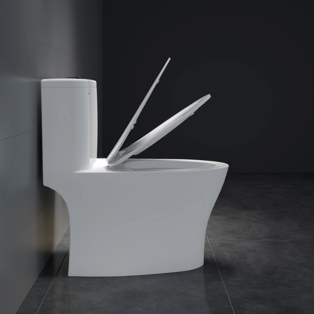 Bồn cầu 1 khối Viglacera V63 nắp êm (+ vòi xịt VG826 & van VG853)