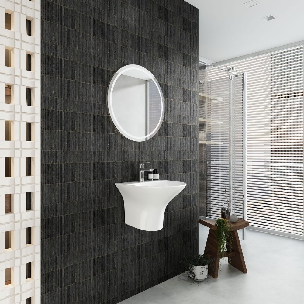 Chậu rửa lavabo treo tường Viglacera V63 liền khối