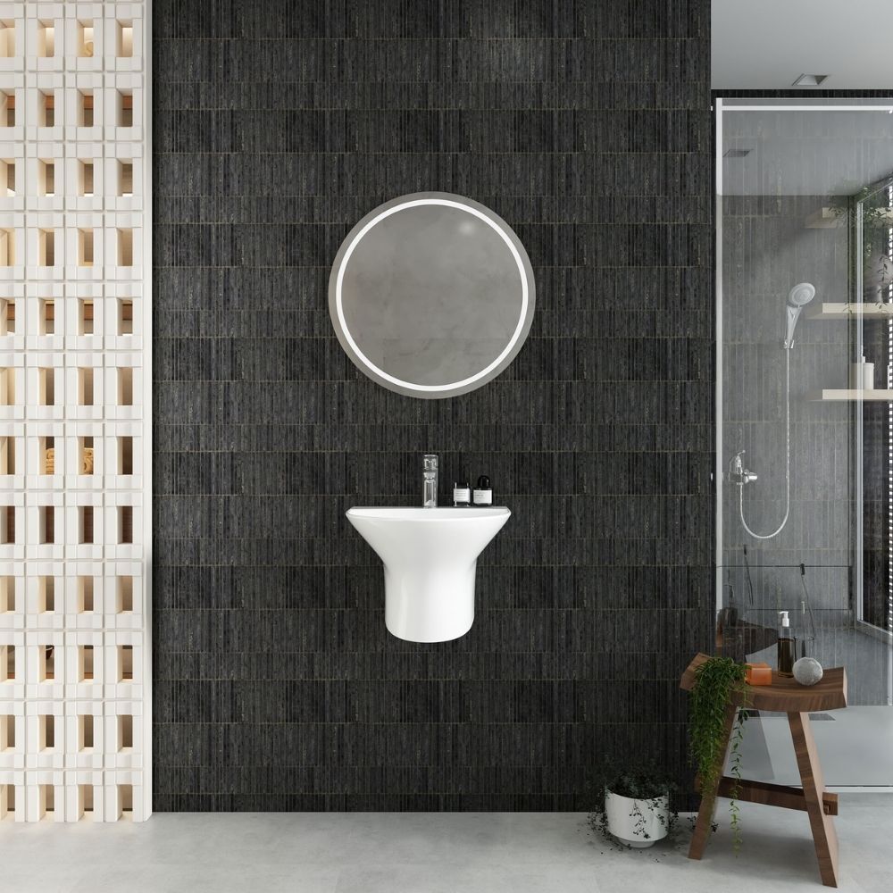 Chậu rửa lavabo treo tường Viglacera V63 liền khối