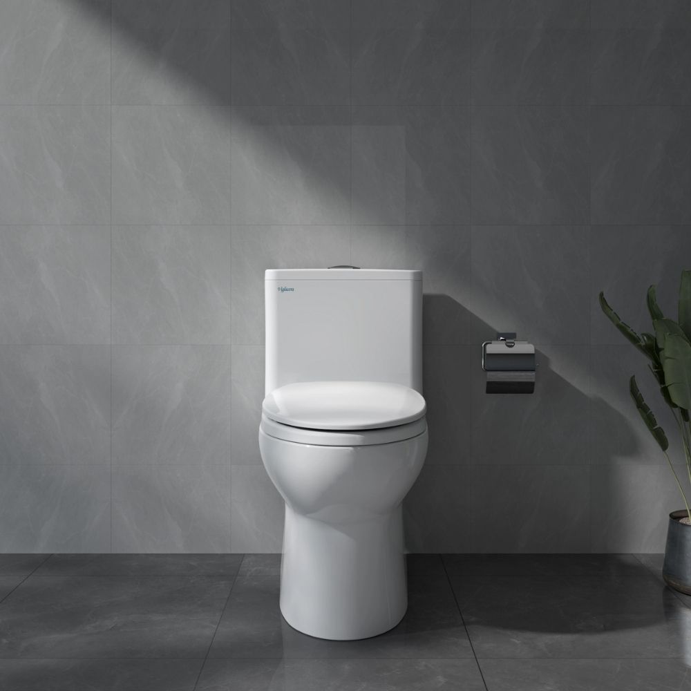 Bồn cầu 1 khối Viglacera V64 nắp êm (+ vòi xịt VG826 & van VG853)